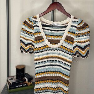 ZARA Crochet Dress